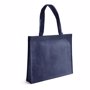 Tote bag non tissé XXL avec soufflets BleuBleu