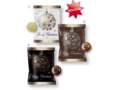 Sachet boules chocolat croustillant publicitaire