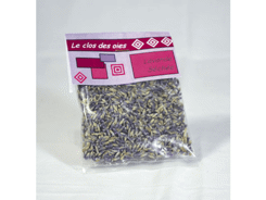 Sachet transparent fleurs séchées avec cavalier