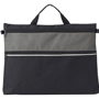 Sacoche congrès en polyester publicitaire Au choixnoir/gris