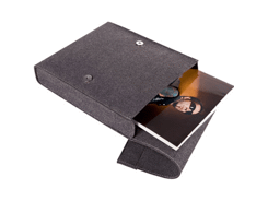 Sacoche en feutrince avec logo