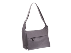 Sacoche porte-documents gris en polyester