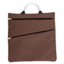 Sacoche porte-documents noir en microfibre/alumini Marronmarron
