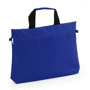 Sacoche porte-documents polyester zippée Bleubleu