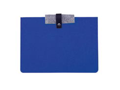 Sacoche porte-documents rouge en feutrine