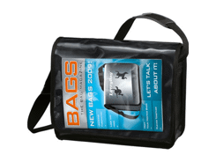 Sacoche rabat transparent