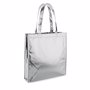 Tote bag non tissé brillant ArgentArgenté