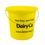 Seau en plastique personnalisé JauneJaune