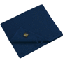 Serviette d'invité brodée Au choixbleu marine foncé