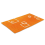 Serviette de plage publicitaire Orangeorange