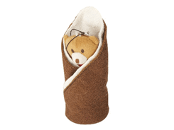 Serviette de toilette et peluche ourson