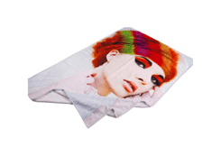 Serviettes de toilette impression photo 30x27 cm