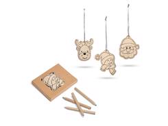 Set coloriage décoration noël