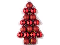 Set composé de 17 boules de Noël