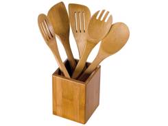 Set d'ustensiles bambou