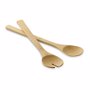Set de 2 couverts à salade Ecru naturelNaturel