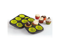 Set de 2 moules à 6 cupcakes