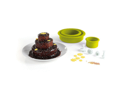 Set de 3 moules ronds en silicone