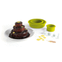 Set de 3 moules ronds en silicone Au choixvert anis