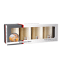 Set de 4 bougies en parafine Au choixcire