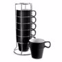 Set de 6 mugs en céramique personnalisé Noirnoir