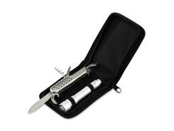 Set de couteaux et torche sous pochette