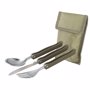 Set de couverts de camping MarronMarron