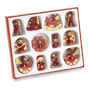 Set déco en bois (12 pièces) Rougerouge