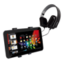 Set voyage polaroid (tablette 9" + casque + suppor Noirnoir