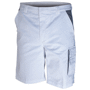 Short de travail "contrast" Au choixblanc/gris