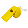 Sifflet à roulette sport avec cordelette Jaunejaune