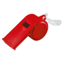 Sifflet à roulette sport avec cordelette Rougerouge