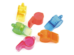 Sifflet transparent 5.5cm