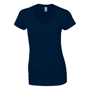 Soft style ladie's v-neck t-shirt t-shirt femme co Au choixNavy