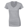 Soft style ladie's v-neck t-shirt t-shirt femme co Au choixSport grey