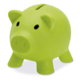 Softco - tirelire Au choixvert citron