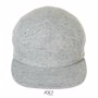 Casquette 5 panneaux polyester Baldwin BlancBlanc chiné