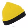 Casquette & bonnet sol's bonus JauneNoir / Jaune