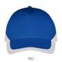 Casquette 6 panneaux Booster BlancRoyal / Blanc