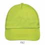 Casquette 5 panneaux buzz VertVert pomme