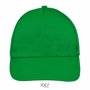 Casquette 5 panneaux buzz VertVert prairie