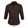 Chemise trois quart femme MarronBrun