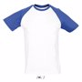 Tee-shirt sol's funky BlancBlanc / Royal