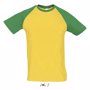 Tee-shirt sol's funky JauneJaune / Vert Prairie