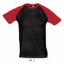 Tee-shirt sol's funky NoirNoir / Rouge