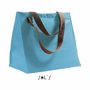 Grand tote bag solide BleuTurquoise