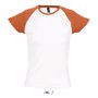 Tee-shirt sol's milky OrangeBlanc / Orange
