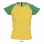 Tee-shirt sol's milky JauneJaune / Vert Prairie