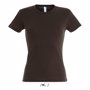Tee-shirt sol's miss MarronChocolat