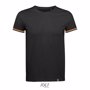 Tee-shirt sol's rainbow men Noir878